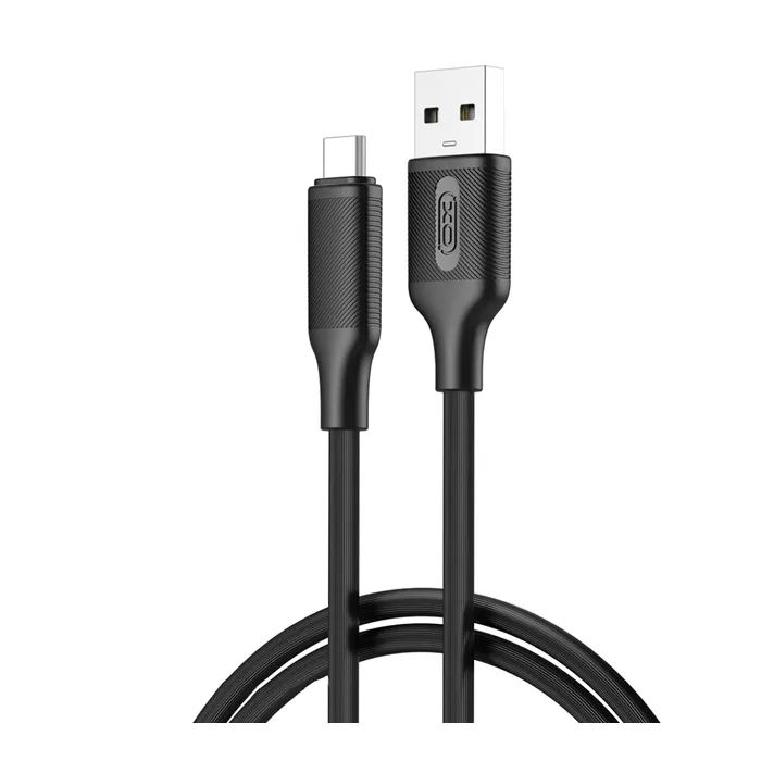 Дата кабель USB 2.0 AM to USB-C 1.0m black XO (NB265-AC.black)