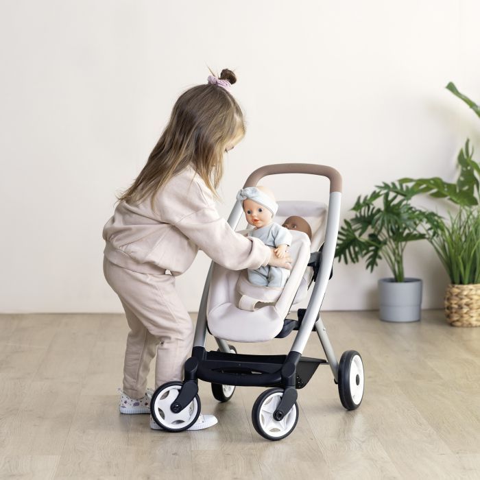 Коляска для ляльок Smoby для двійнят Maxi-Cosi Айворі, 54 х 38,5 х 64 см, 3+ (7600253222) зображення 3