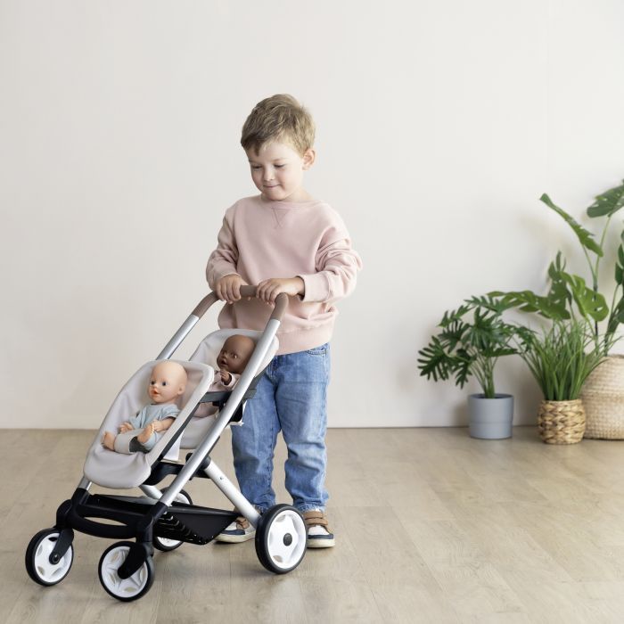 Коляска для ляльок Smoby для двійнят Maxi-Cosi Айворі, 54 х 38,5 х 64 см, 3+ (7600253222) зображення 4