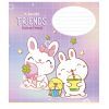 Зошит Школярик Kawaii Friends 12 аркушів коса лінія (012-3422C) зображення 2