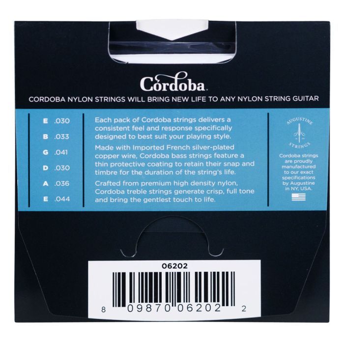 Струни для гітари Cordoba Nylon Guitar Strings - Hard (06202) зображення 2