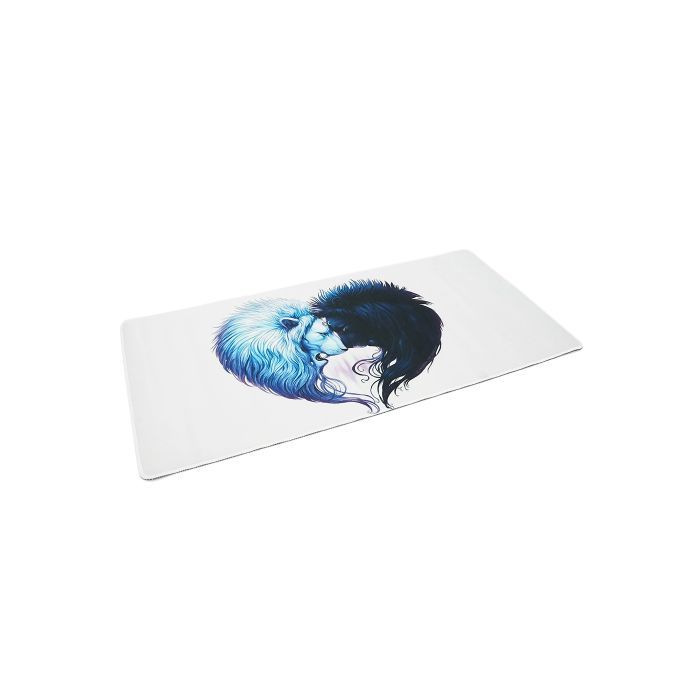 Коврик для мышки Voltronic White and Black Lion (L07483)