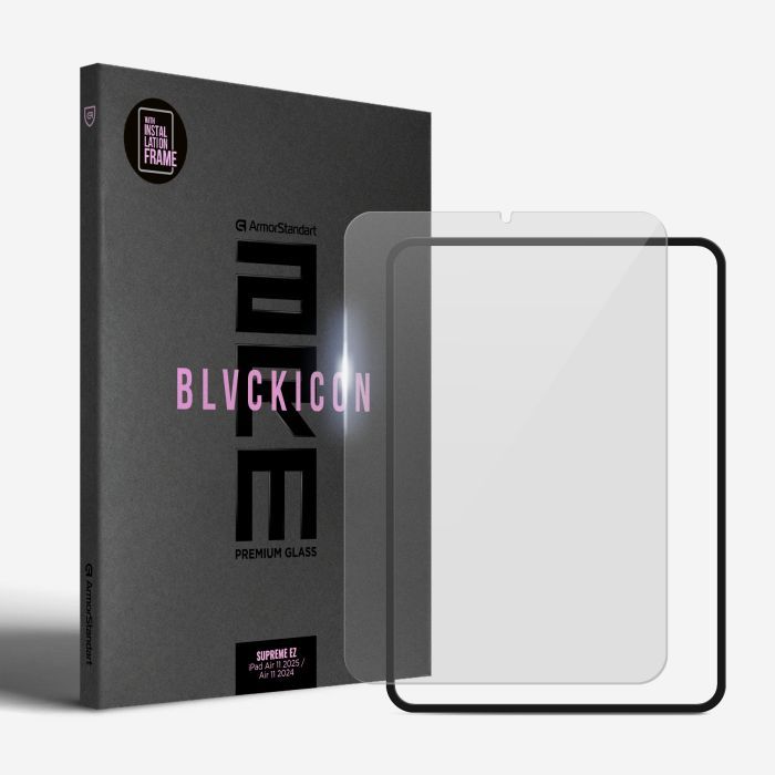 Стекло защитное Armorstandart Supreme Black Icon Apple iPad mini 2024 / mini 6 (ARM81846)
