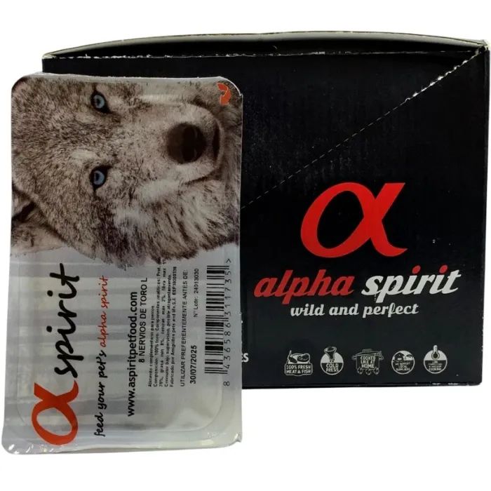 Лакомство для собак Alpha Spirit Bully Stick 8 шт L (8436586311735)