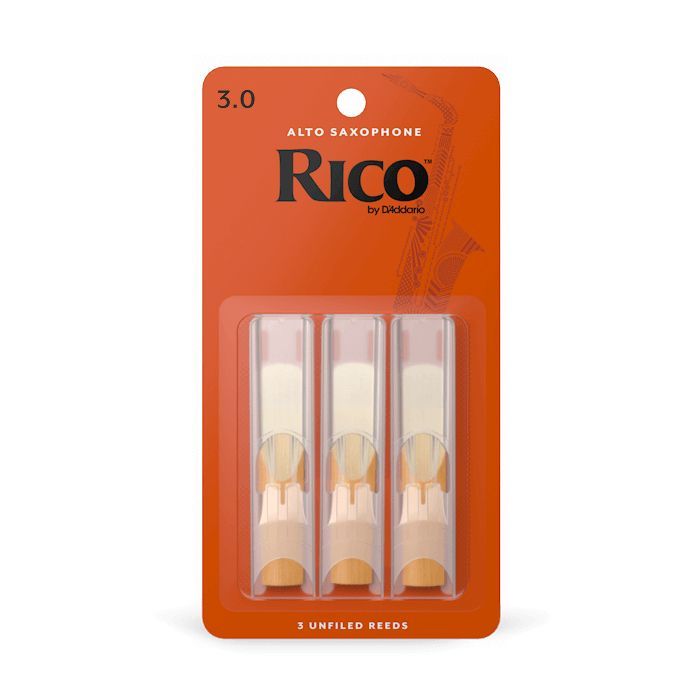 Тростина для саксофона D'Addario Rico - Alto Sax #3.0 - 3-Pack (RJA0330)