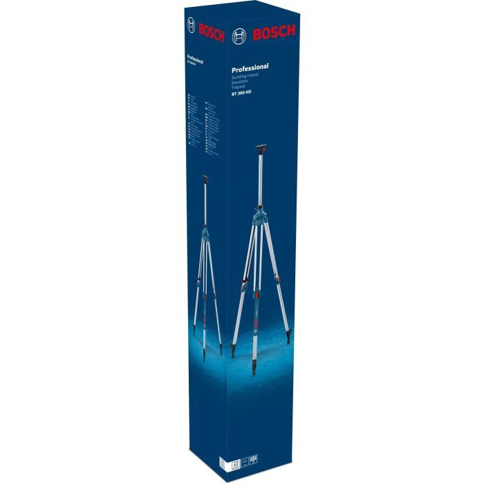 Штатив для нивелира Bosch Professional BT300HD для оптических нивелиров, 5/8", 122-295см, 7.2кг (0.601.091.A00) изображение 5
