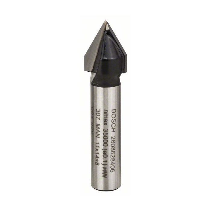 Фреза Bosch Professional пазовая V-образная V, Std, S8, D11, L14 60° (2.608.628.406) изображение 2