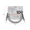 Инструментальный кабель Fender Cable Professional Series 10' White Tweed (228462) изображение 2