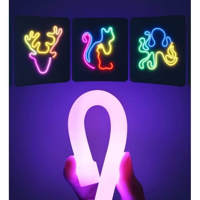 Світлодіодна стрічка Govee H61D3 Neon Rope Light 2, 3.0m, RGBIC, WI-FI/Bluetooth, white (H61D3301) зображення 3