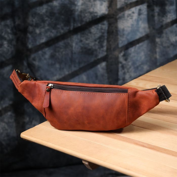 Сумка Shvigel Из натуральной кожи Рыжая (23122) изображение 10