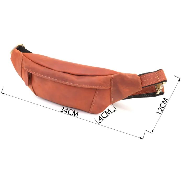 Сумка Shvigel Из натуральной кожи Рыжая (23122) изображение 3