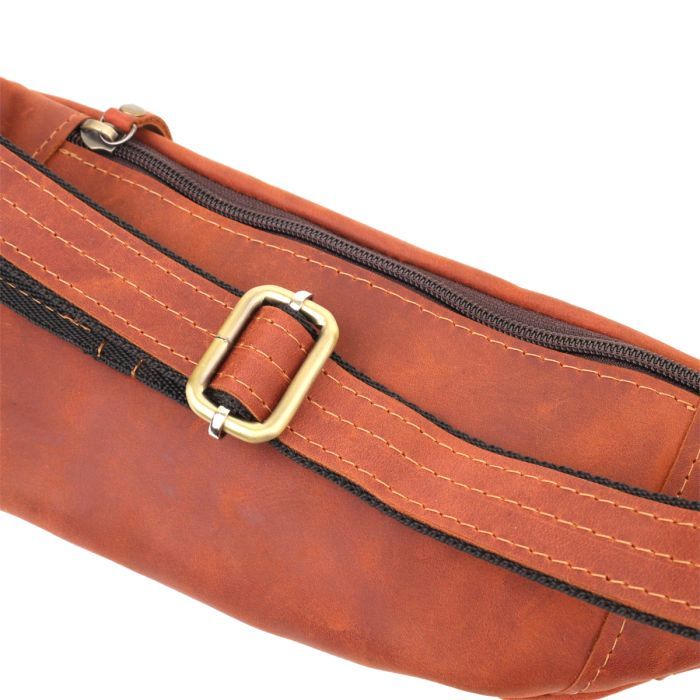 Сумка Shvigel Из натуральной кожи Рыжая (23122) изображение 5