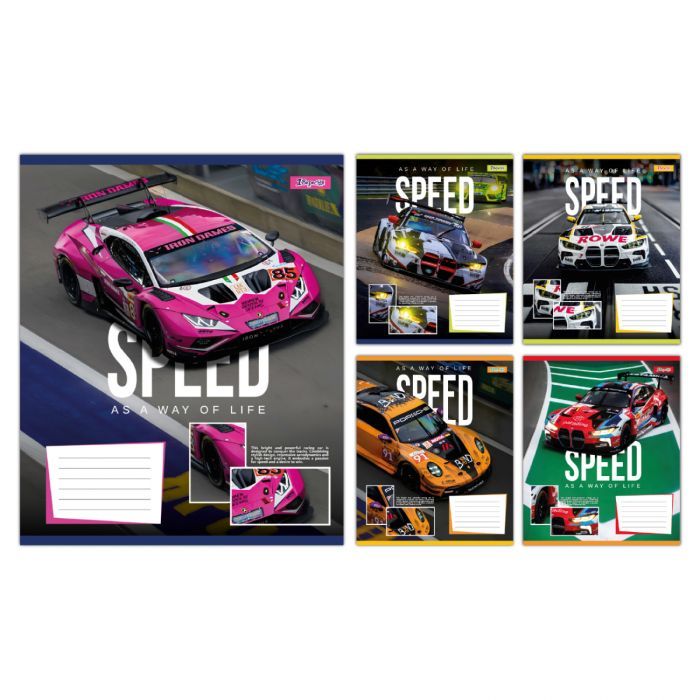 Тетрадь 1 вересня Speed as a way of life А5 12 листов линия (768012)