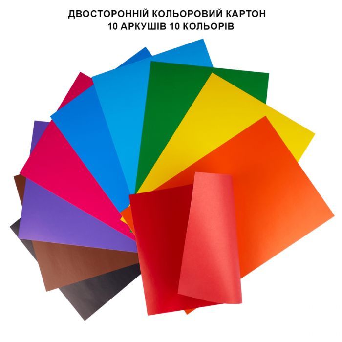 Цветной картон Yes двухсторонний А4 Minecraft Spring 10 листов (955460) изображение 3