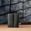 Гаманець ST Leather З натуральної шкіри Зелений (23075) зображення 9