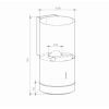 Витяжка кухонна Interline TUBE S BL A/60/T зображення 11