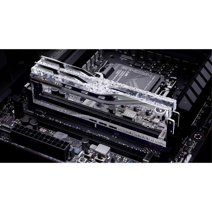 Модуль пам'яті для комп'ютера DDR5 32GB (2x16GB) 6400 MHz Trident Z5 Royal Silver G.Skill (F5-6400J3239G16GX2-TR5S) зображення 4