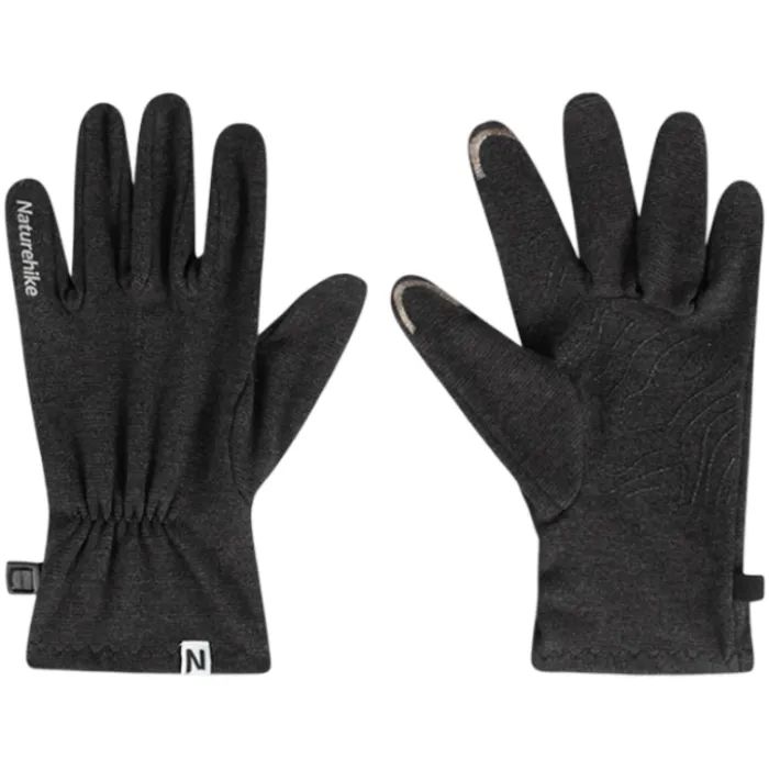 Рукавиці Naturehike вітрозахисні з сенсорочутливими пальцями CYY2341KA024 чорні XL (6976507669122)