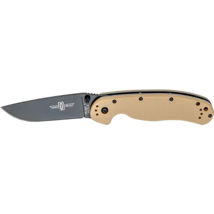 Нож Ontario Knife RAT I D2 Carbon Fiber Black (ON8867CF)