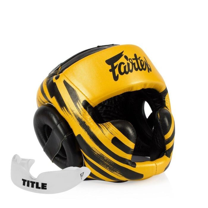 Боксерский шлем Fairtex HG16 Gold L (HG16_L_Gold)