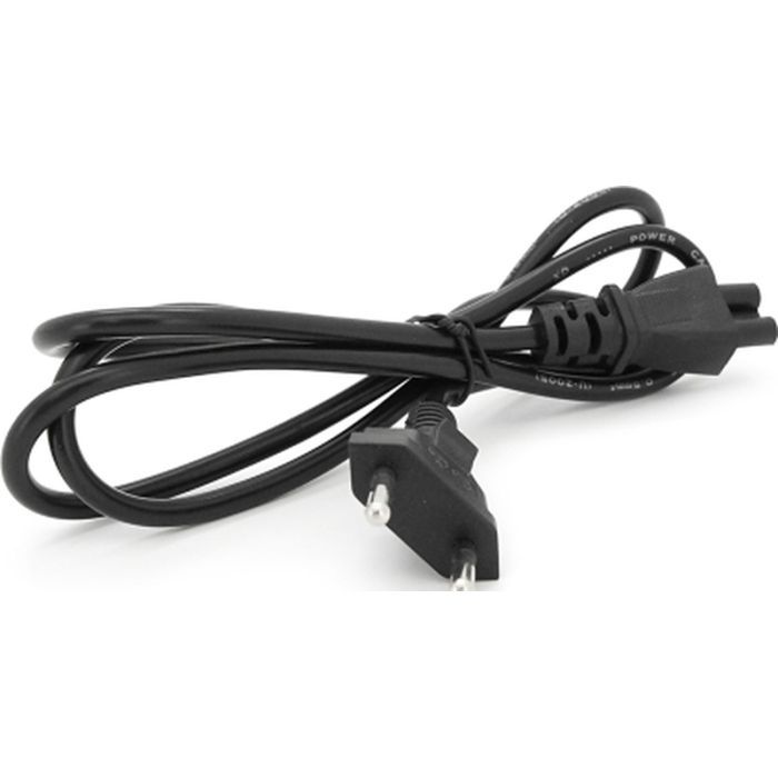 Кабель живлення C5 1.2m 0.5mm black Voltronic (PC-184/2 CEE7/16-C5-1.2M/42609)