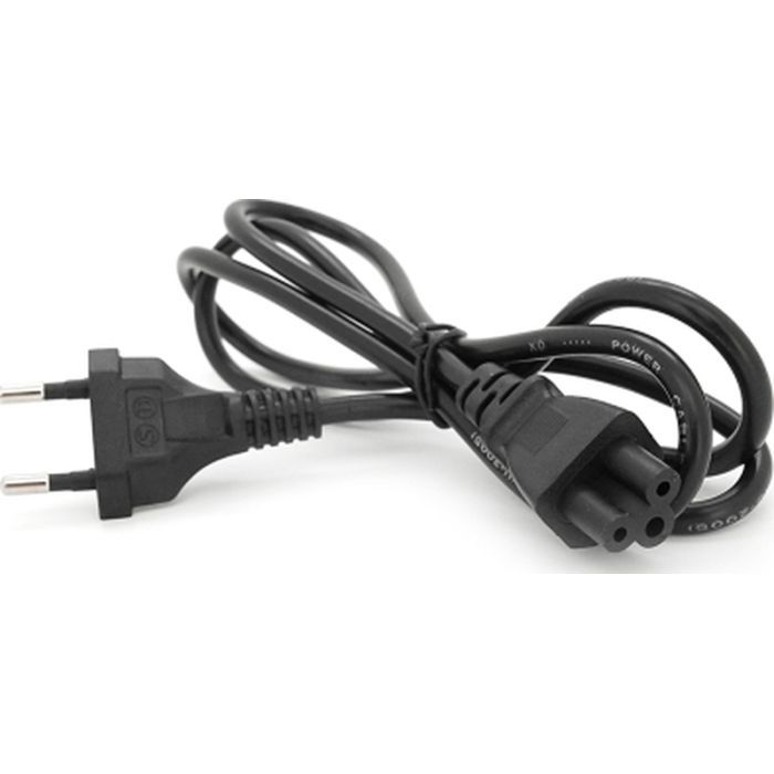 Кабель живлення C5 1.2m 0.5mm black Voltronic (PC-184/2 CEE7/16-C5-1.2M/42609) зображення 2