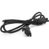 Кабель живлення C5 1.2m 0.5mm black Voltronic (PC-184/2 CEE7/16-C5-1.2M/42609)