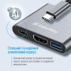 Концентратор ColorWay USB-C 3-in-1 USB 3.0 + HDMI 4K + USB-C PD100W (CW-HUB08) зображення 12