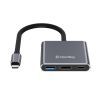 Концентратор ColorWay USB-C 3-in-1 USB 3.0 + HDMI 4K + USB-C PD100W (CW-HUB08) зображення 3