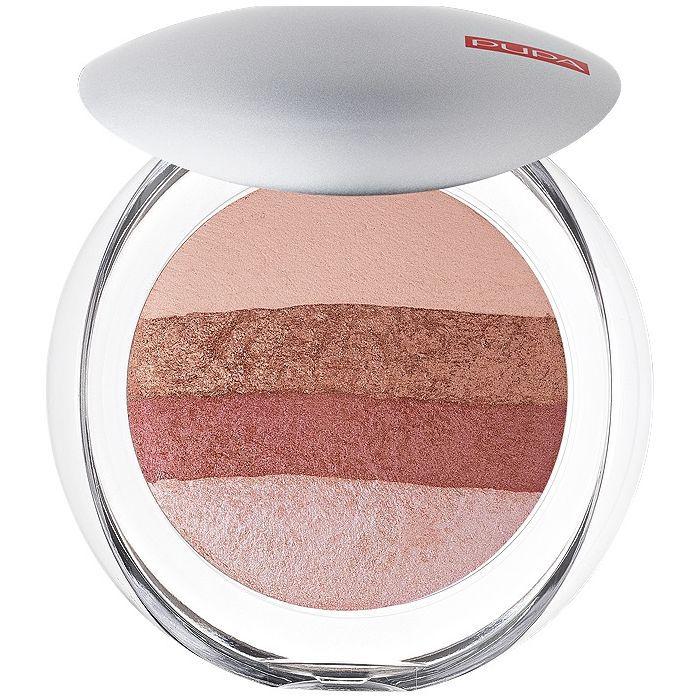 Пудра для обличчя Pupa Luminys Baked All Over 01 - Stripes Rose (8011607099122)