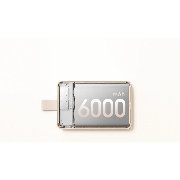 Батарея універсальна Xiaomi 6000mAh 15W Magnetic Power Bank GL white (BHR9074GL) зображення 9