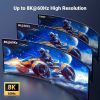 Кабель мультимедийный HDMI M to HDMI micro M 2.0m V2.1 8K60Hz HD164 black Ugreen (15517) изображение 3