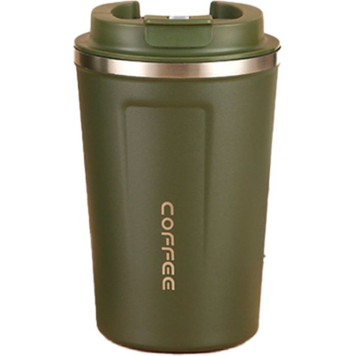 Термокружка Merlion 380 мл, зелена (Termo-304-380Gr)