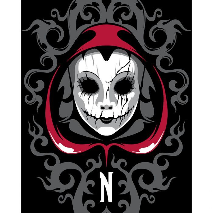 Картина по номерам Santi Wednesday Ominous Mask 40х50 см LED підсвітка (955078)