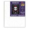 Картина по номерам Santi Wednesday Ominous Mask 40х50 см LED підсвітка (955078) изображение 2