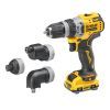 Шуруповерт DeWALT XR Li-Ion 12V, 2x3Ah, зі змінними насадками, 57.5 Нм, 0-425/0-1500 об/хв, 0.7, TSTAK (DCD703L2T) зображення 4