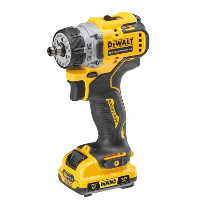 Шуруповерт DeWALT XR Li-Ion 12V, 2x3Ah, зі змінними насадками, 57.5 Нм, 0-425/0-1500 об/хв, 0.7, TSTAK (DCD703L2T) зображення 5