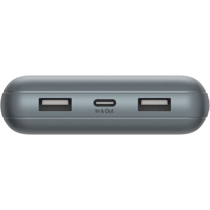 Батарея универсальная Belkin 10000mAh 15W 2xUSB-A, USB-C Gray (BPB011BTGY) изображение 10