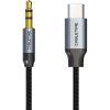 Кабель мультимедійний USB-C to 3.5mm M 1.0m Cabletime (CA915767)