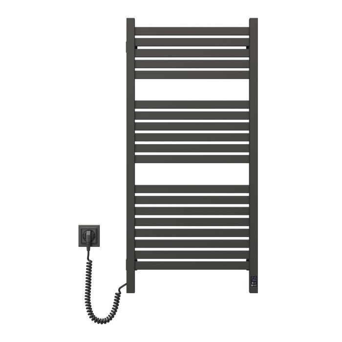 Сушарка для рушників Navin Авангард Х 1000х480 Wi-Fi лівобічна чорний муар (12-272155-4810) зображення 4