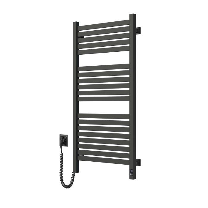 Сушарка для рушників Navin Авангард Х 1000х480 Wi-Fi лівобічна чорний муар (12-272155-4810) зображення 5