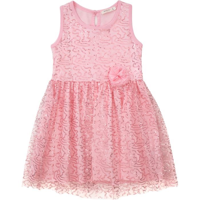 Плаття дитяче Breeze святкове з паєтками (12740-152G-pink)