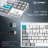 Клавіатура GamePro Asgard Ragnar Wireless/Bluetooth/USB UA White (MK285WH) зображення 5