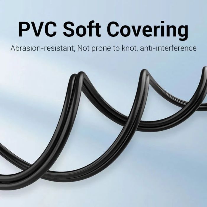 Кабель мультимедійний 2xRCA M to 2xRCA M 1.5m black Vention (BCMBG) зображення 12