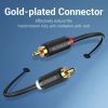 Кабель мультимедійний 2xRCA M to 2xRCA M 1.5m black Vention (BCMBG) зображення 9