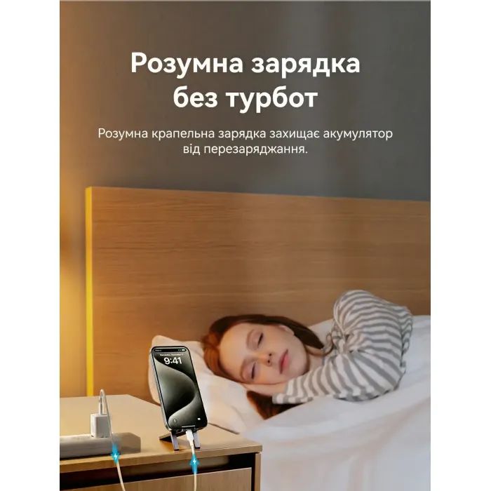 Зарядний пристрій Vention USB-C PD20W GaN black (FEPB0-EU) зображення 8