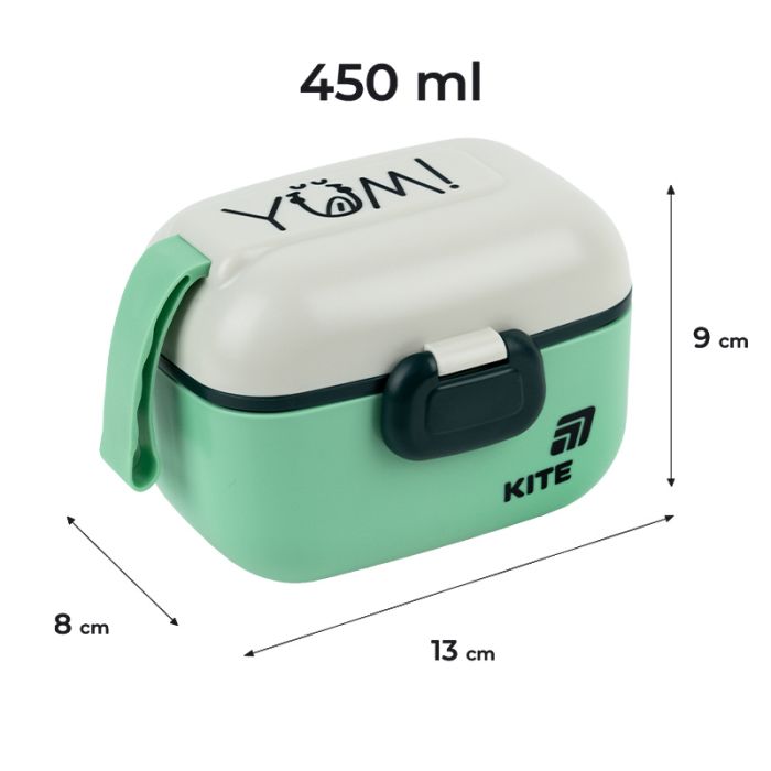 Ланч-бокс Kite 450 мл синій (K25-1185-2) изображение 2