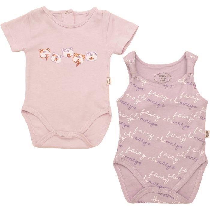 Боди детское Tongs комплект 2 штуки (4815-56G-lilac)