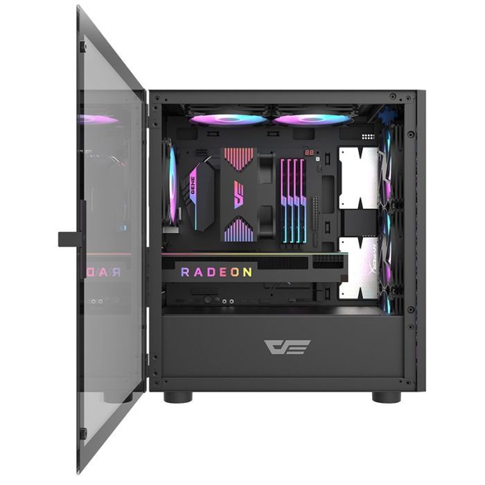 Корпус для ПК DARKFLASH DLM21 MESH BLACK изображение 10