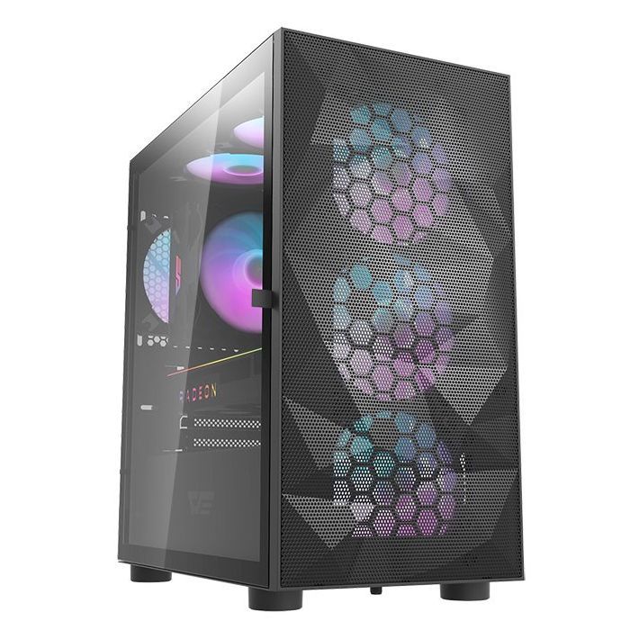 Корпус для ПК DARKFLASH DLM21 MESH BLACK изображение 8